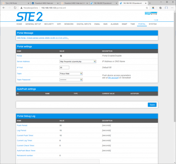 HWgroup STE2r2 - Thermomètre sur IP avec support SNMP