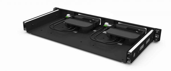 NM-TEL-201 - Kit de montage en rack 19 pouces | 2x emplacement Telekom Glasfaser Modem 2 | 1.00U