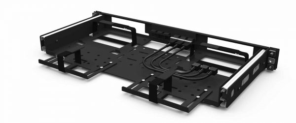 UM-INT-208 - Kit de montage en rack 2x Intel NUC | Mince | 19 pouces | 1.00U