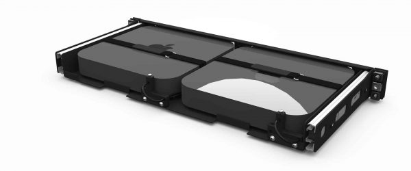 UM-APP-206 - Kit de montage en rack x2 Mac Mini | 19 pouces | 1.00U