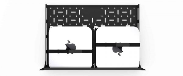 UM-APP-007 - Kit de montage en rack x2 Mac Studio | 19 pouces | 2.33U