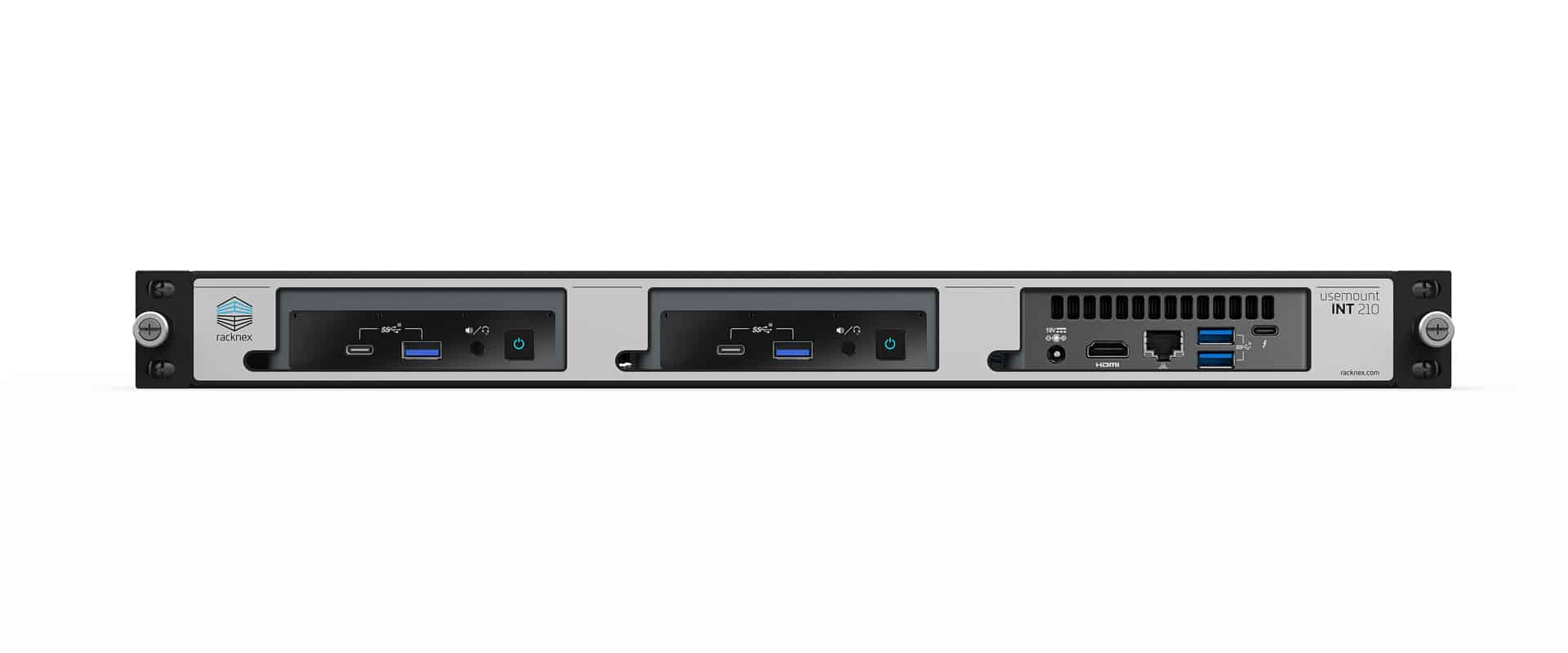 Support Rack 1U Pour 3x Ou 1x Intel NUC Slim - Montage Serveur 19 Pouces Imprimé 3D