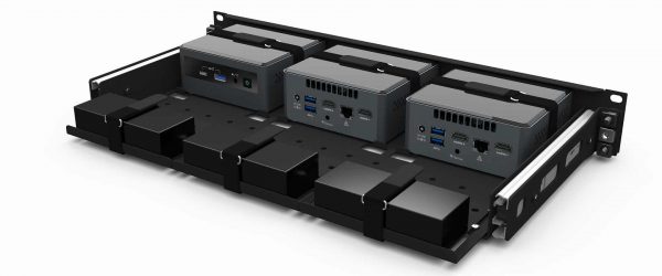 UM-INT-209 - Kit de montage en rack x3 Intel NUC | Grand | 19 pouces | 1.33U