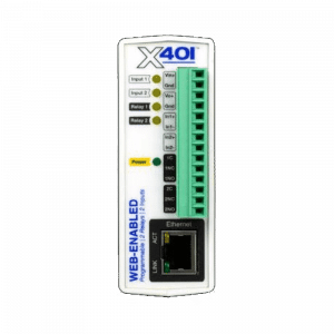 ControlByWEB X-401 : Module d'entrées/sorties sur IP. 2 relais et 2 entrées numériques