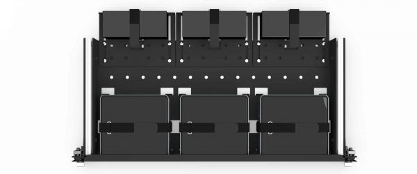 UM-INT-210 - Kit de montage en rack x3 Intel NUC | Mince | 19 pouces | 1.00U