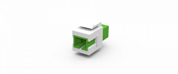 zr-key-fiber-sc-apc-s - Prise Keystone fibre monomode SC/APC vers SC/APC Simplex