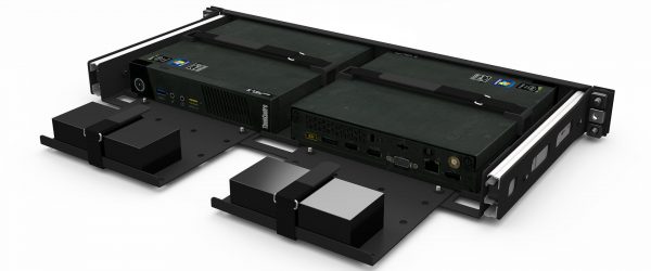 UM-LEN-202 - Kit de montage en rack ThinkCentre Tiny / Kit de montage en rack Think Station Tiny 2x emplacement Lenovo | 19 pouces | 1.00U