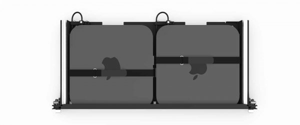 UM-APP-206 - Kit de montage en rack x2 Mac Mini | 19 pouces | 1.00U