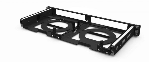 UM-APP-206 - Kit de montage en rack x2 Mac Mini | 19 pouces | 1.00U