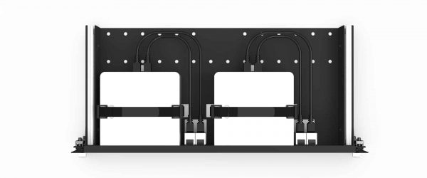 NM-KCB-202 - Kit de montage en rack pour KoCoBox Med+ 19 pouces | 2x emplacement KoCoBox | 1.33U