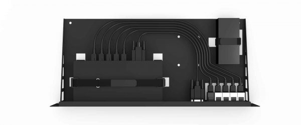 NM-SCP-001 - Kit de montage en rack 19 pouces pour Securepoint RC100 / RC200 UTM G3, terra Black Dwarf UTM G3