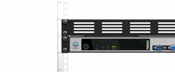 UM-LEN-001 - 19″ Lenovo ThinkCentre / ThinkStation -Kit de montage en rack minuscule | 8x connecteur | 1.00U