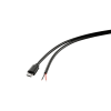 Câble d'alimentation micro USB vers câbles dénudés
